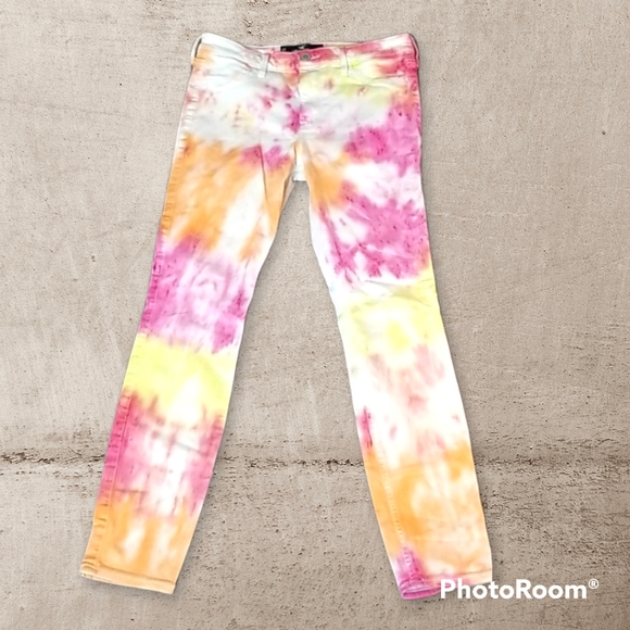 Hollister Denim - Tie Dyed Hollister High Rise Jegging